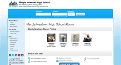 Desktop Screenshot of marplenewtownhighschool.org
