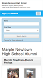 Mobile Screenshot of marplenewtownhighschool.org