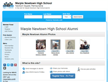 Tablet Screenshot of marplenewtownhighschool.org
